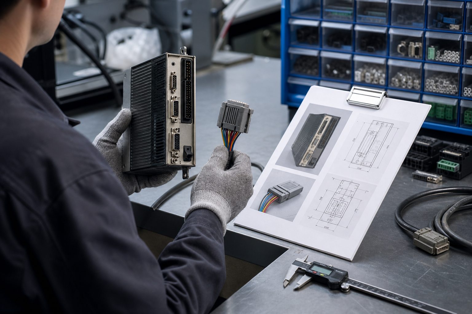 Building a spare-parts request that can be verified